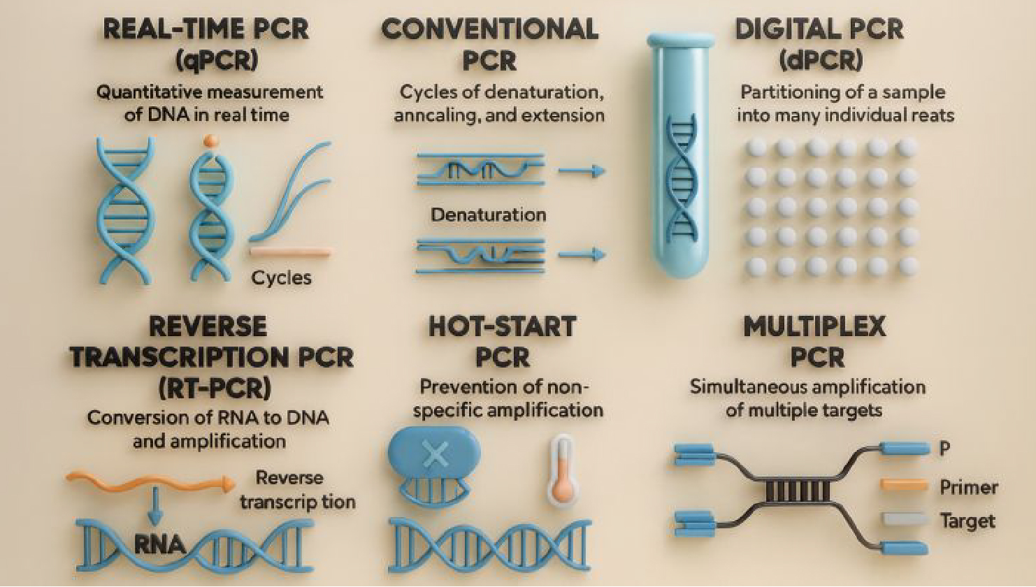 🔬 PCR Technologies Explained – Simple, Clear !